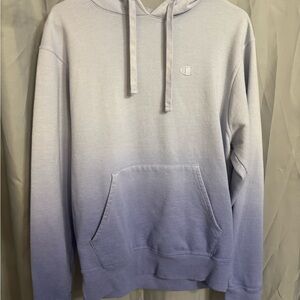 Champion Men's Light Blue Gradient Hoodie